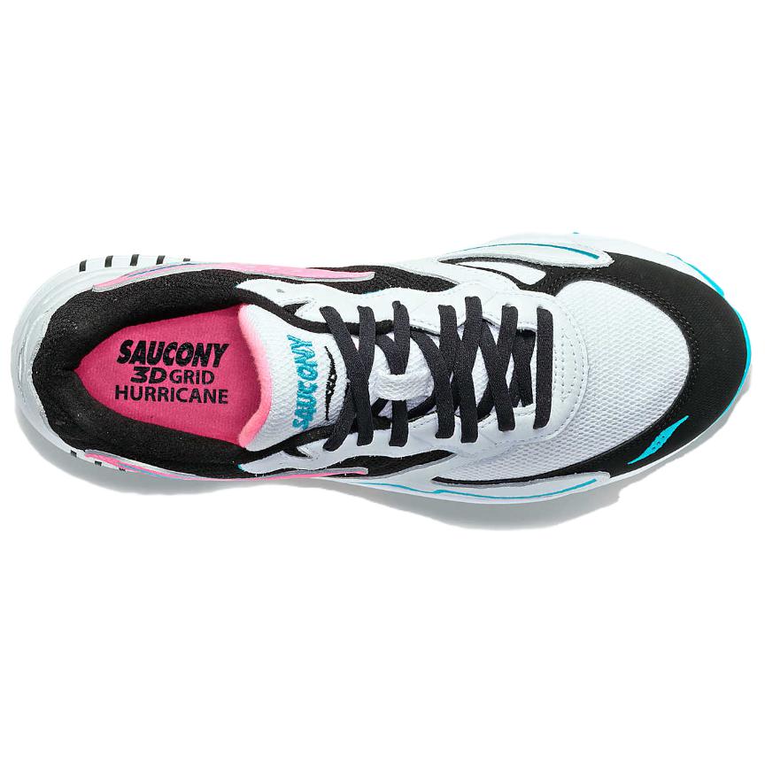SAUCONY 3D Сетка Ураган 'Белый Черный Розовый' S70646-4