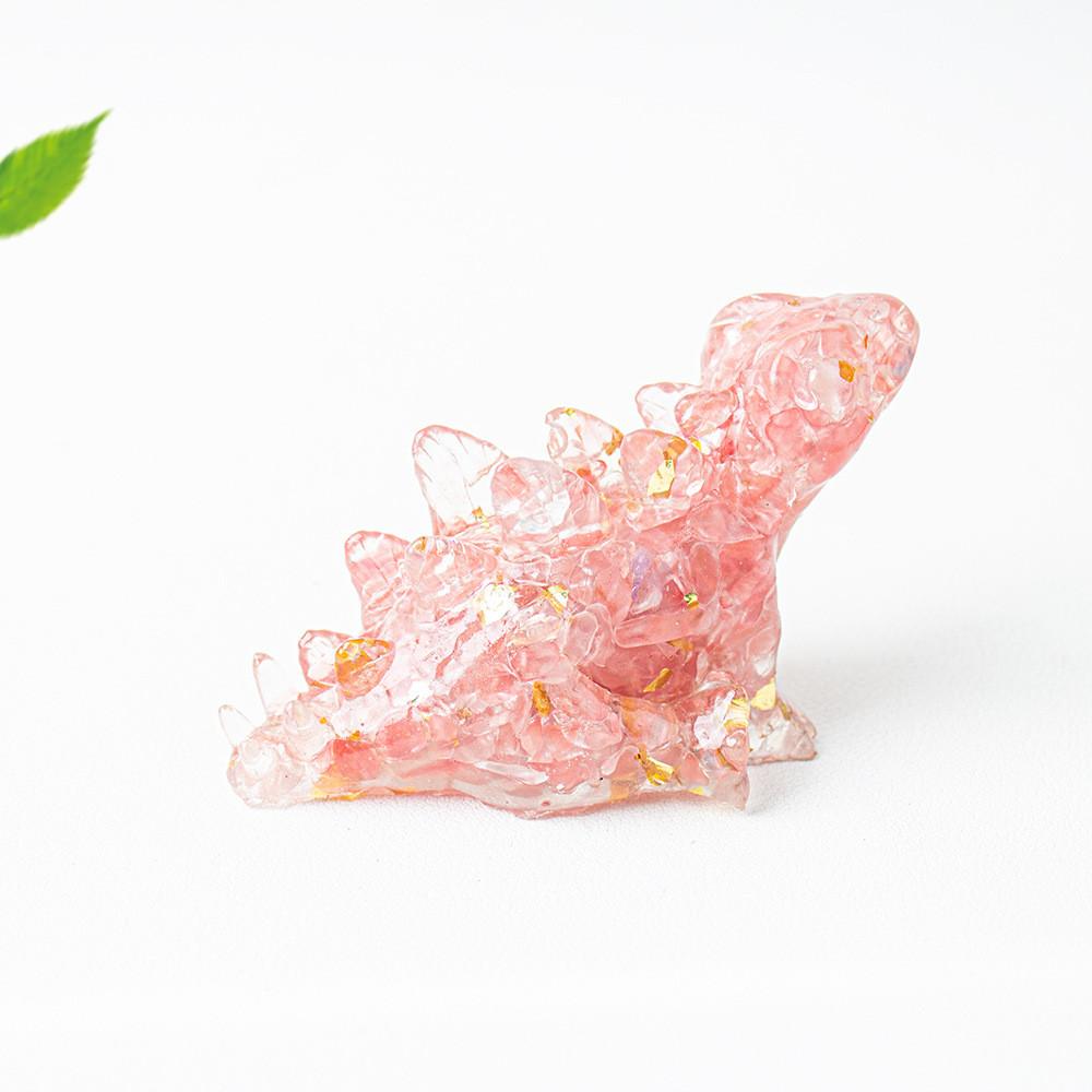 Trex Resin Art Decor With Crystal Resin For Modern Desk Ornament Gift For Friends And Family