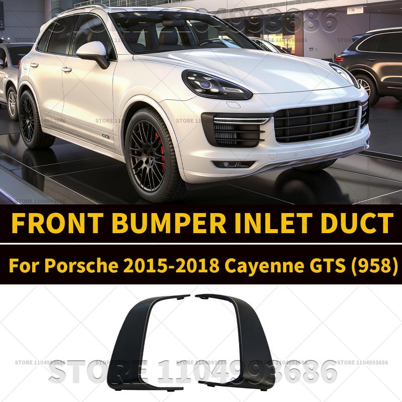 For Porsche 2015 2016 2017 2018 Cayenne GTS Turbo (958) Front Bumper Inlet Duct Left And Right OEM 95850594550 95850594650