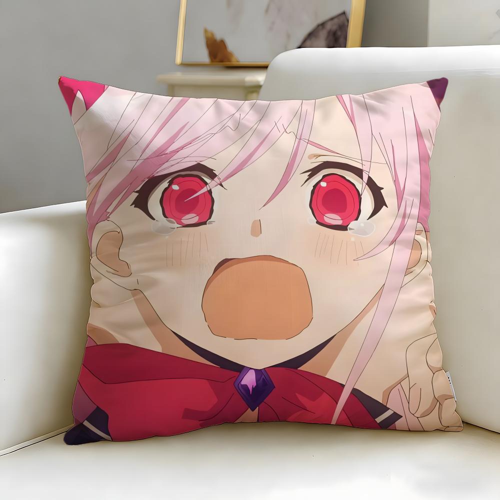 anime Engage Kiss Cushion Cover Soft EasyWash Pillow Case Versatile for Couch Bed Travel and Office