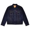 Levis SS22 Однобортная джинсовая куртка сплошного цвета Мужская верхняя одежда Черный 72334-0134