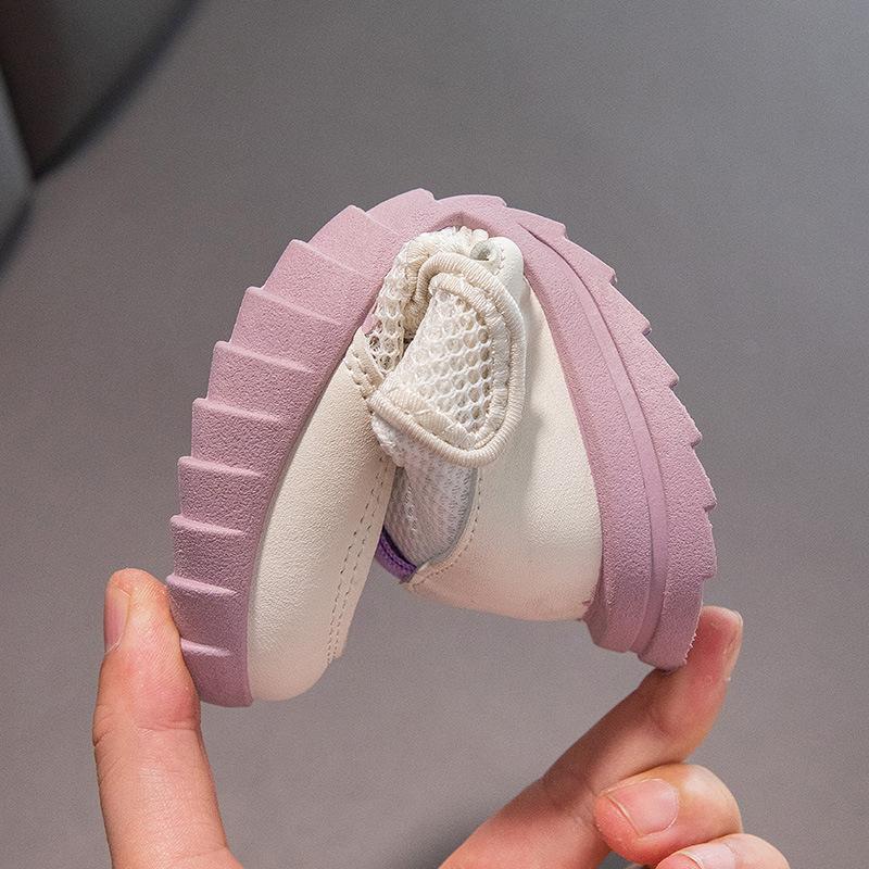 Mesh children's sports shoes 2025 summer new fashion foreign style hollow casual shoes soft sole non-slip versatile classmate