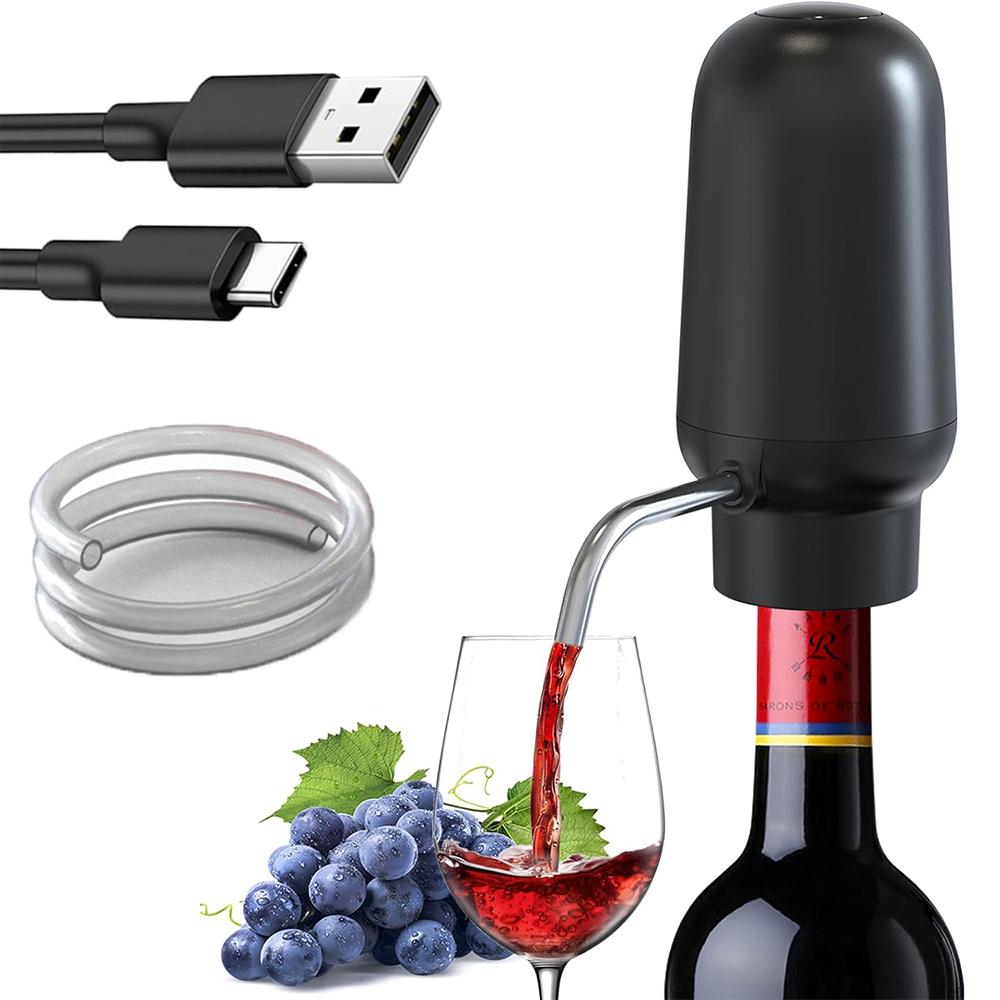 New Electric Wine Pourer With USB Rechargeable Wine Lover Gifts For Women & Men