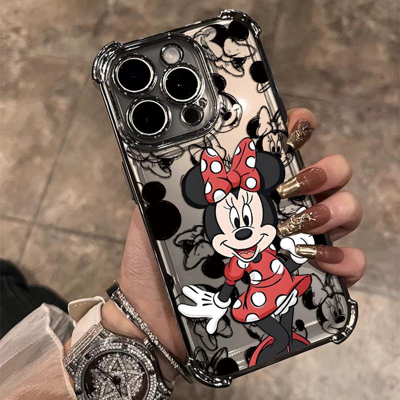 Граффити M-Микки Минни Покрытие Чехол для телефона Для iPhone 17 17e 16e 16 15 14 13 12 11 Pro Max X XR XSMax Mini Air Plus Противоударный