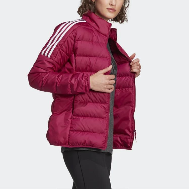 Adidas Тонкий пуховик с воротником-стойкой Женские куртки Красный GH4597