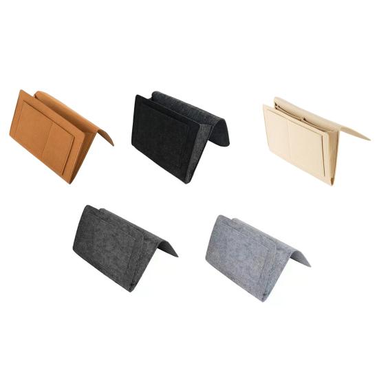 Прикроватная подвесная сумка-органайзер для хранения вещей, большая вместимость, многоцелевая, простая установка, подвесная сумка для подлокотника дивана