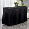 Rectangular Tablecloth Conference Exhibition Solid Table Cover Elegant Table Skirt For Wedding Banquet Party Desk Decor