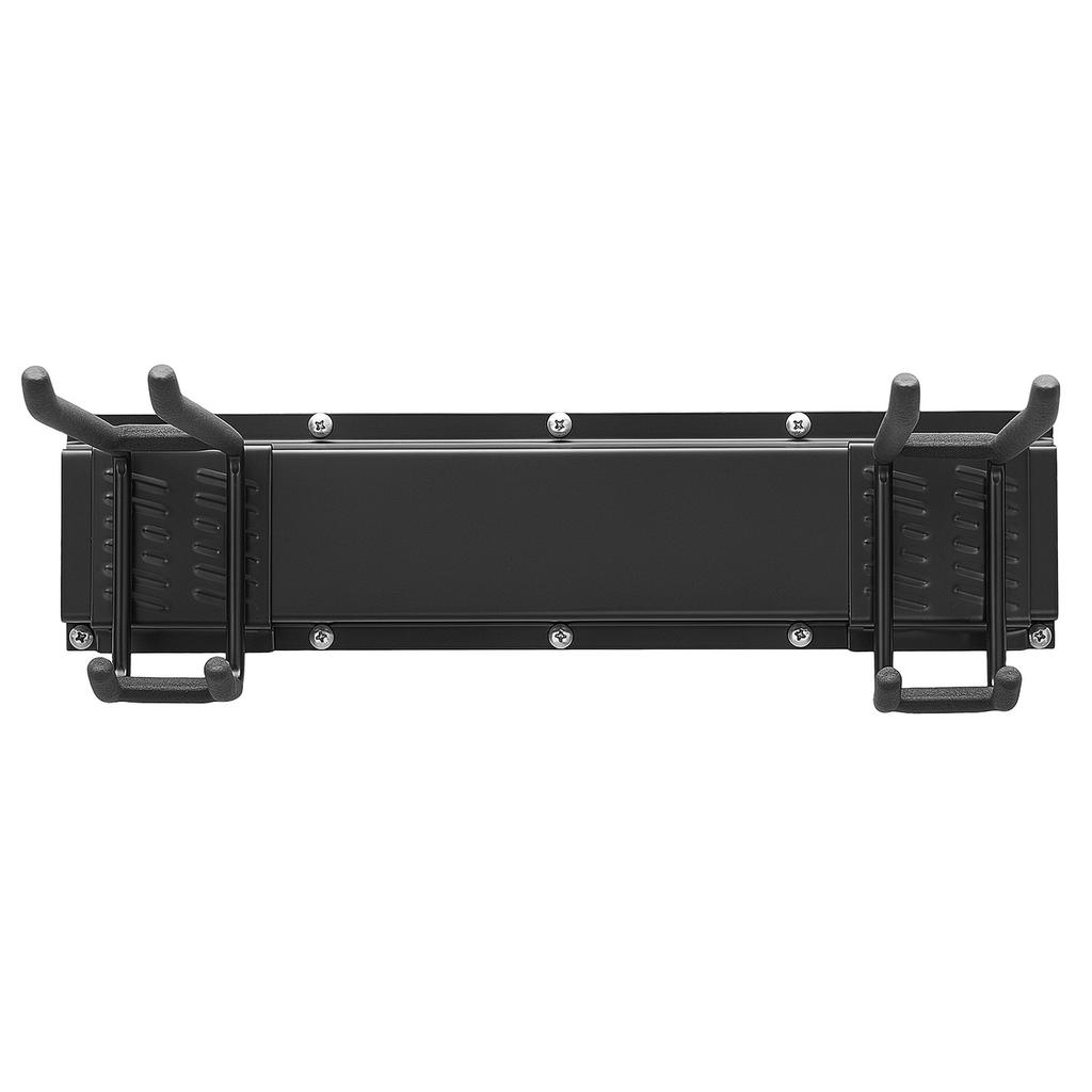 Garage Tool Organizer 2514.6 mm 544 kg Wall Mount Garden Tool Rack, Heavy Duty Garage Hanging Storage Rack Organization with 6 Rails and 16 Adjustable