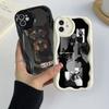 LZ14 Dog Doberman Animal Art Прозрачные мягкие волнистые чехлы для телефонов для Xiaomi 11 Lite Redmi Note13 12 8 Pro 9 12C A3 Infinix Smart 8 Tecno Защитная задняя крышка