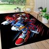 1Pc Sonic Adventure Team Sonic Carpet Rug Customizable Soft Washable Antislip Home Living Room Sofa Mats Personalized Rug 0917237