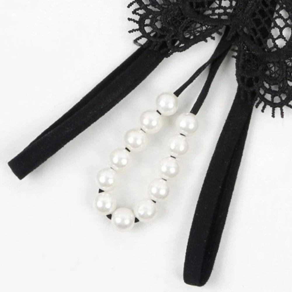 Hollow Open Crotch Underwear for Women Low Waist Thin Belt Thong Lace Pearl Panties  Women