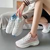 Летающая обувь весна новая спортивная обувь женская сетчатая дышащая студенческая повседневная обувь плоская для бега