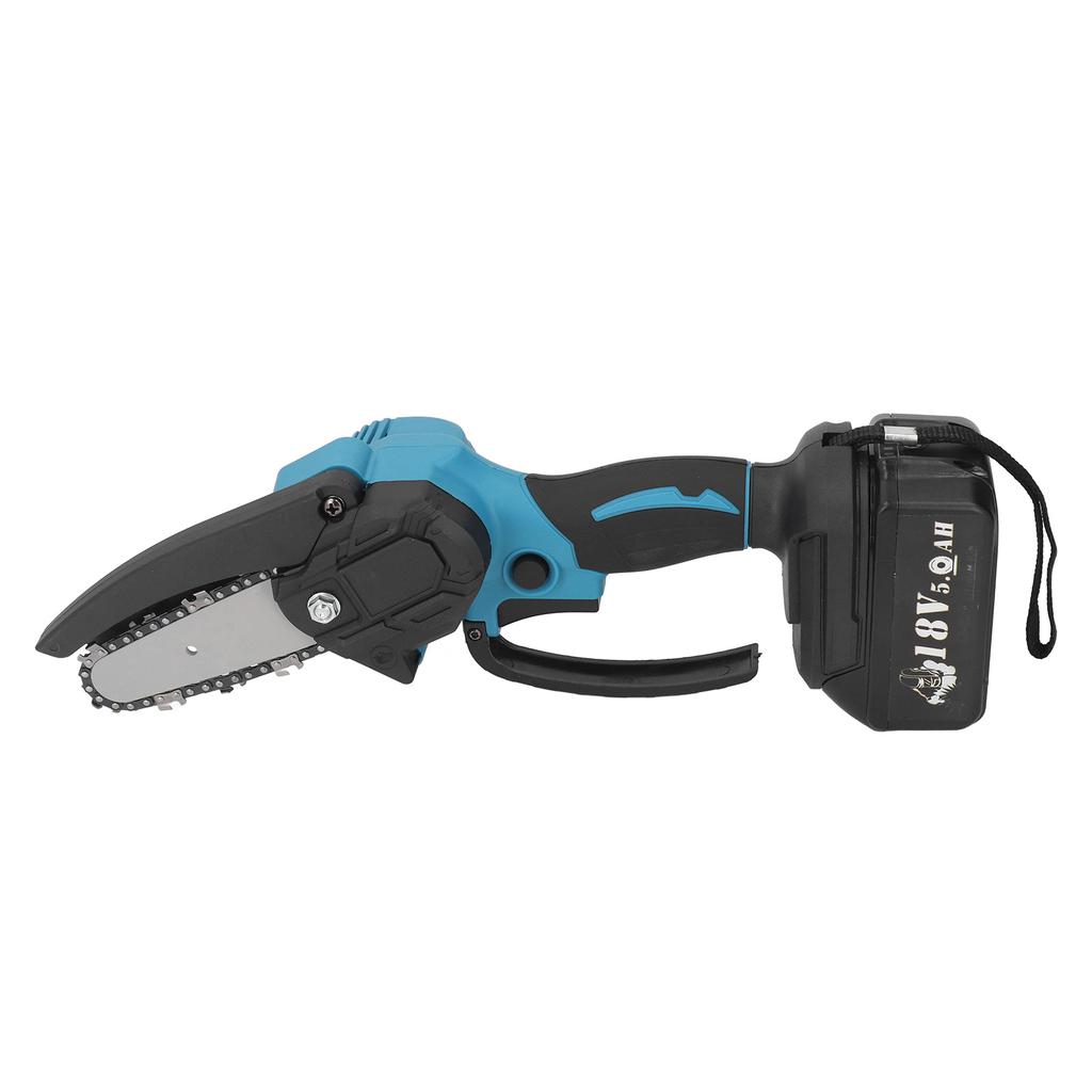 Мини цепная пила электрическая беспроводная ручная портативная быстрая садовая цепная пила для обрезки веток для 18 В