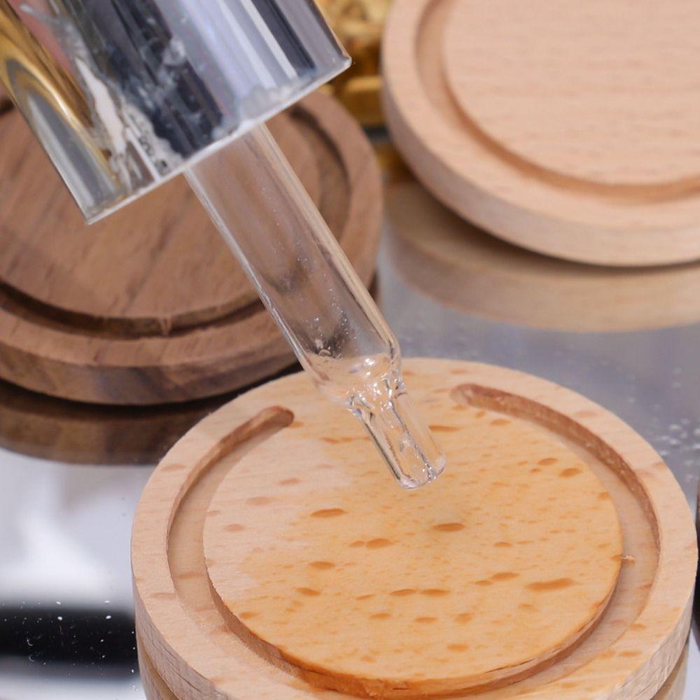 Walnut Car-mounted Diffuser Wooden Aromatherapy Inhaler for Refreshing Air Desktop Ornament