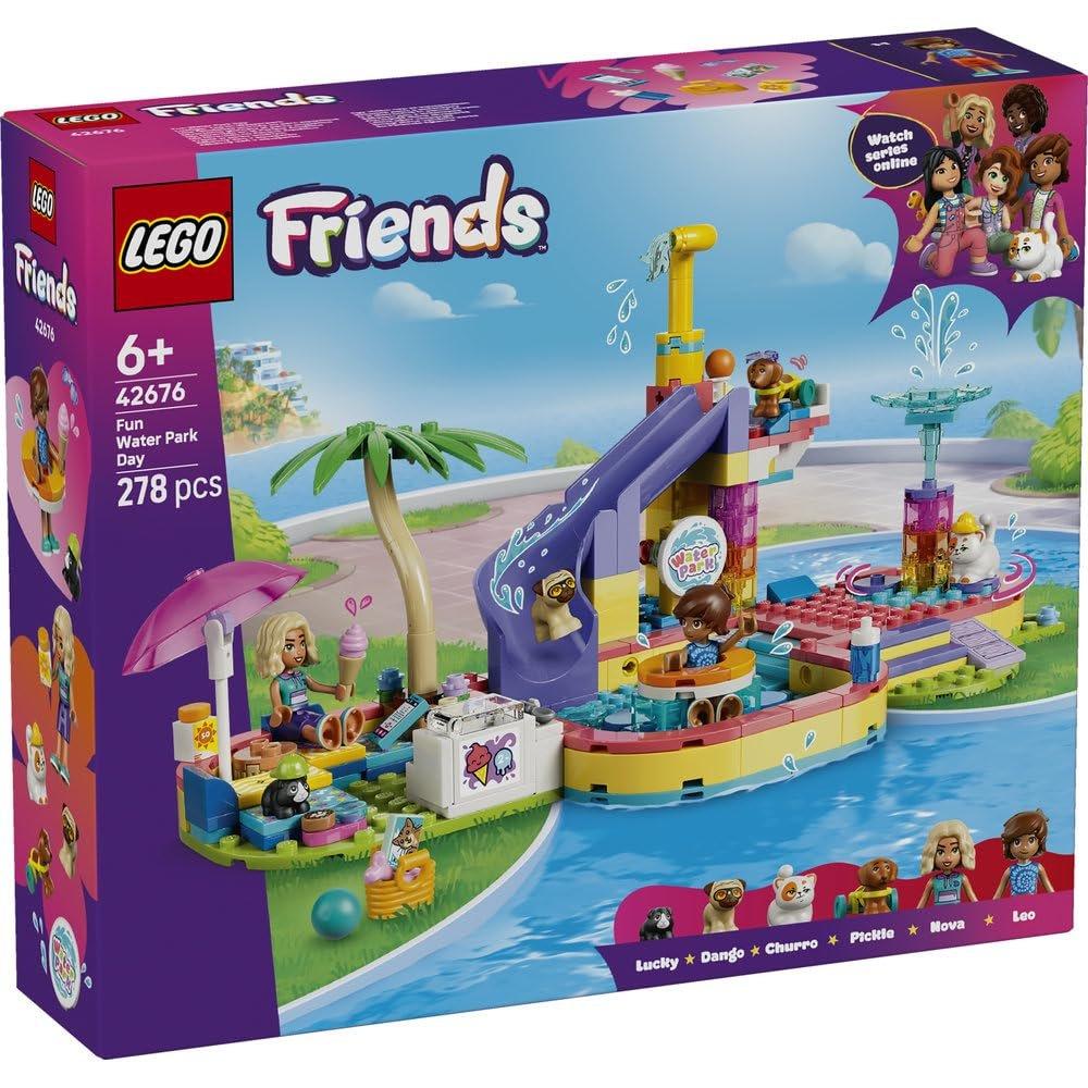 LEGO Friends Heartlake City Water Park 42676 Toy Building Set with Pets for Kids