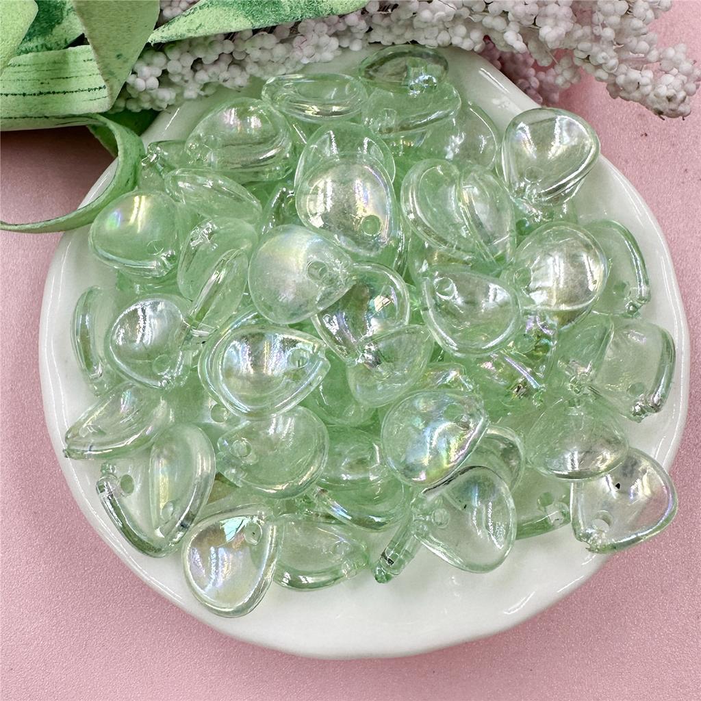 Материал для бисероплетения 100 шт. Модный акриловый DIY букет ожерелье браслет креативные аксессуары лепестки свободные бусины 10,8*12,4 мм