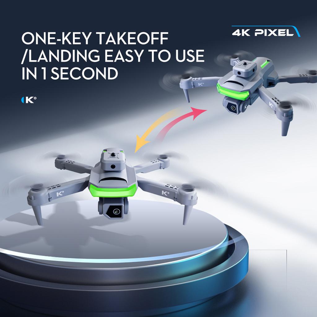 Дрон с дистанционным управлением и камерой Daul, 4K, четырехстороннее предотвращение препятствий, оптическое позиционирование потока, FPV