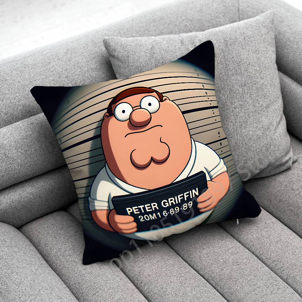 F-Family Funny Guy Throw Pillow Case For 30X30Cm 40X40Cm 45X45Cm 50X50Cm 55X55Cm Square Sofa Pillowcase Shell