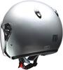LEAD Jet STRAX SJ-4 Мотошлем, Серебристый, Большой (Размеры 63-64см)