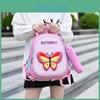 Childrens Dragonfly Butterfly Backpack Large Capacity Layered Zipper Storage