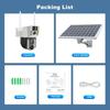 8MP 4K HD Solar IP Camera Wifi 4G Sim Dual Lens Outdoor PIR Human Detection CCTV Camera Low Powered V380pro Smart Security IP Cameras