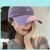 Purple Baseball Stylish Cap Women With Adjustable Fit Casual Embroidery Design