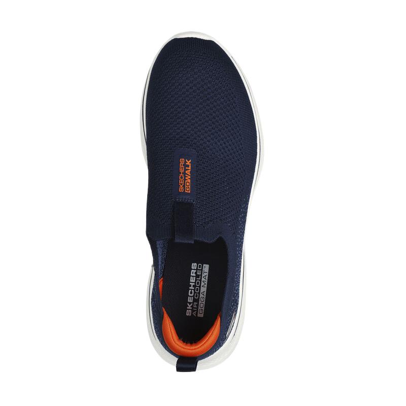 Skechers Go Walk 7 Простые Удобные Модные Универсальные Низкие Повседневные Кроссовки Мужские Синий 216633-NVOR
