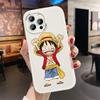Slim Cartoon Luffy Leather Back Casing PU Leather Cover Phone Case for Huawei Honor Infinix iPhone Vivo
