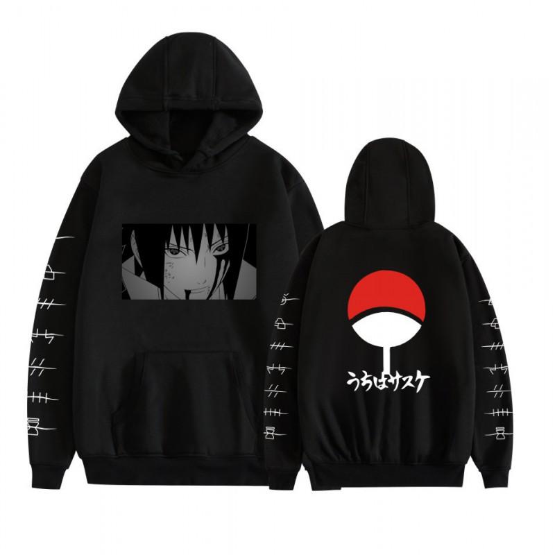 Anime Hoodie Naruto Inspired Casual Sweatshirt Teens Men Winter Warm Long Sleeve Pullover With 3D Pouch Pocket