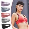 Widened Hair Band Solid Color Headscarf Fashion Yoga Headband  Women Men