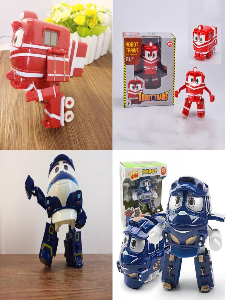 High-quality Robot Trains Rt Kay Mini Figures Korean Animation Toy