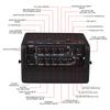 Rowin 30-ваттный усилитель для электрогитары с OTG и перезаряжаемый портативный усилитель для акустической гитары с реверберацией и хорусом, микрофонный, AUX и разъемом для наушников для