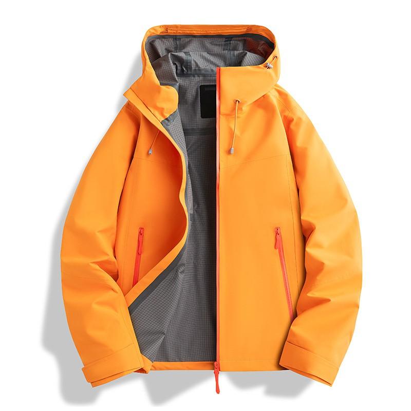 Outdoor Hooded Jacket Windproof Waterproof Breathable Casual Hiking Camping Fishing Travel Coat