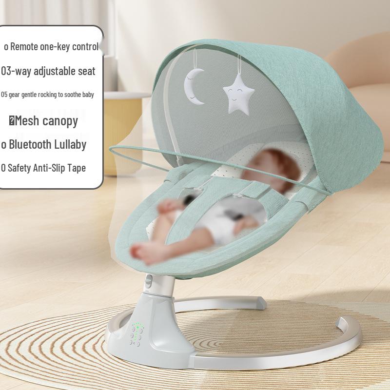 Многофункциональное электрическое кресло-качалка для младенца: Кресло-реклайнер для новорожденных для сна.