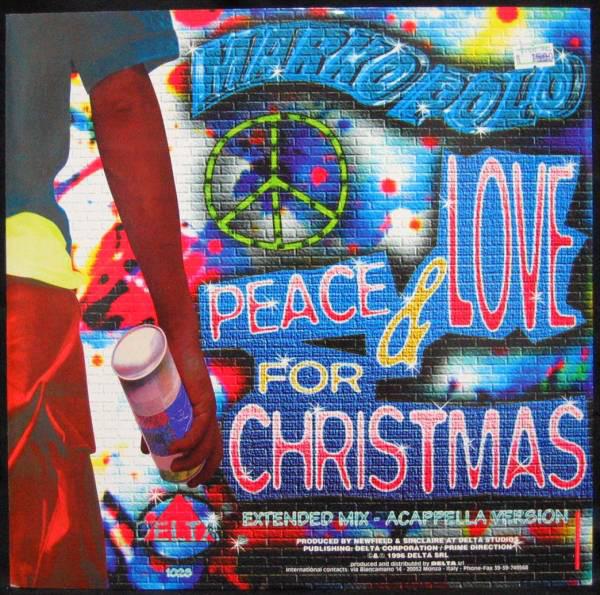 12-дюймовая пластинка MARKO POLO / SUZY LAZY / DELTA QUEE - Peace & Love For Christmas / Happy DELTA1028 Delta 1996 Италия Танцевальная и электронная музыка Б/у