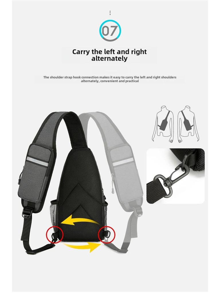 Модная многофункциональная сумка на грудь для мальчиков и девочек 2023 года — сумка через плечо для отдыха на открытом воздухе и путешествий