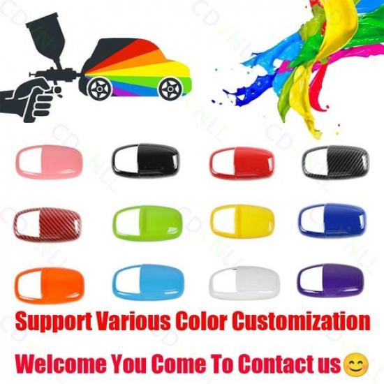 Front Side Fender Light Lamp Bezel Trim For Jeep Renegade 2016+ ABS Carbon Fiber