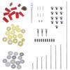 83pcs/set Flute Repair Parts Set Complete Tools Flute Sound Hole Mat Pad Roller Screws