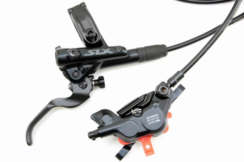 SHIMANO Deore SLX Высокопроизводительные Гидравлические Дисковые Тормоза Без Роторов Комплект Передний и Задний Черный 4-поршневые BL-M7100 BR-M7120