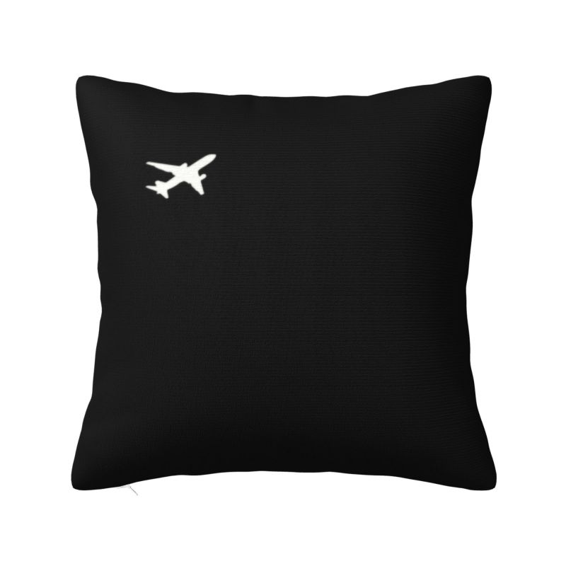 Airplane Heart Flight Plane Gift Cushion Cover 40x40cm Soft Nordic Throw Pillow Case for Sofa