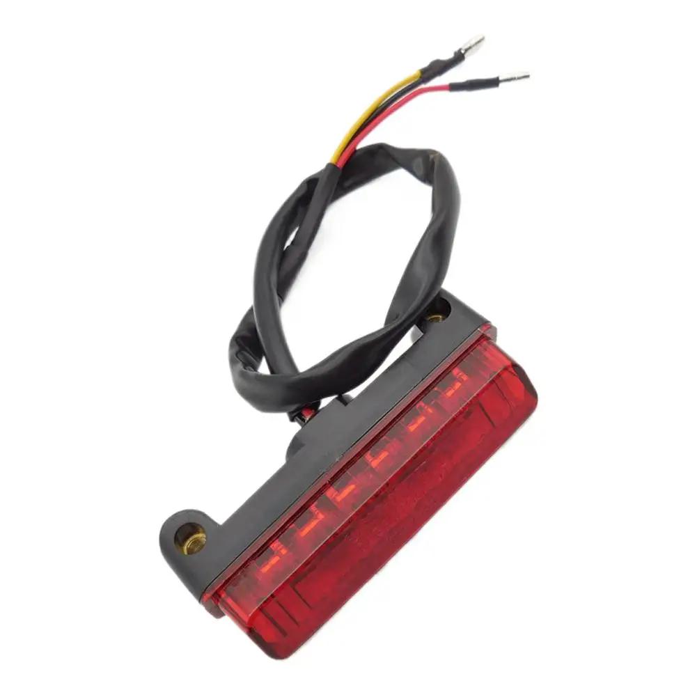 Мотоциклетный светодиодный задний фонарь Внедорожный автомобиль Электрический декоративный свет Мотоциклетный номерной знак Светодиодный велосипедный фонарь Модифицированный стоп-сигнал G4A1