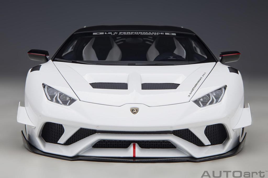 AUTOart Liberty Walk Works Lamborghini Huracan GT White Finished Product 1/18 LB-Silhouette