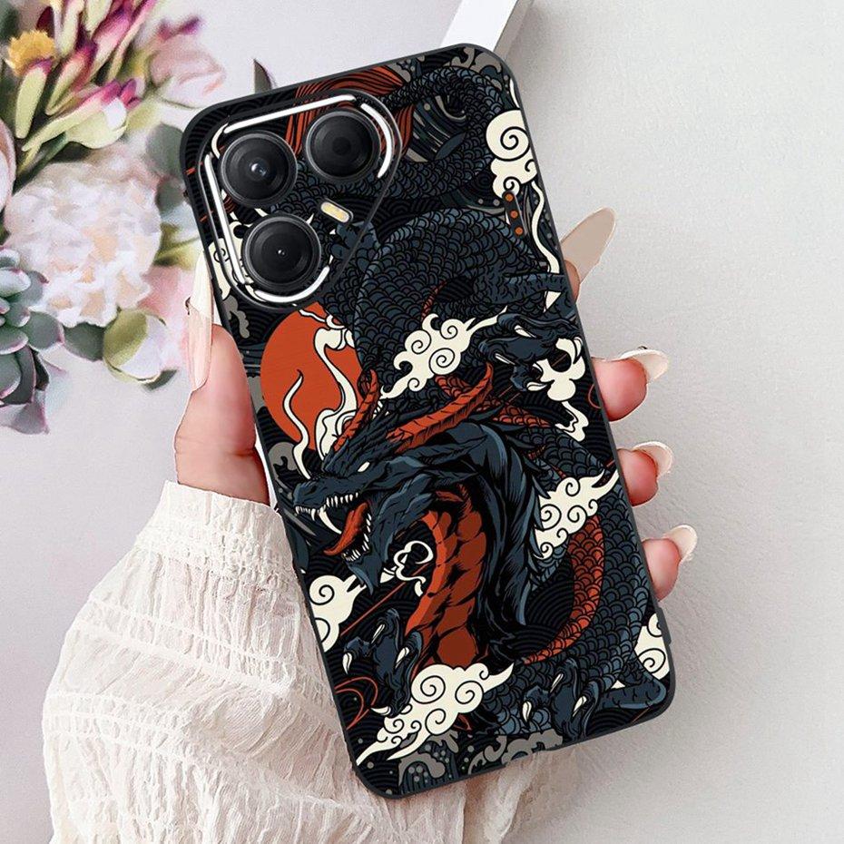 Модный чехол-раскраска для Tecno Pova 7 (LJ7) / Pova7 Pro (LJ8) / Pova 7 Ultra (LJ9) Мягкие силиконовые ТПУ чехлы-бамперы для телефонов