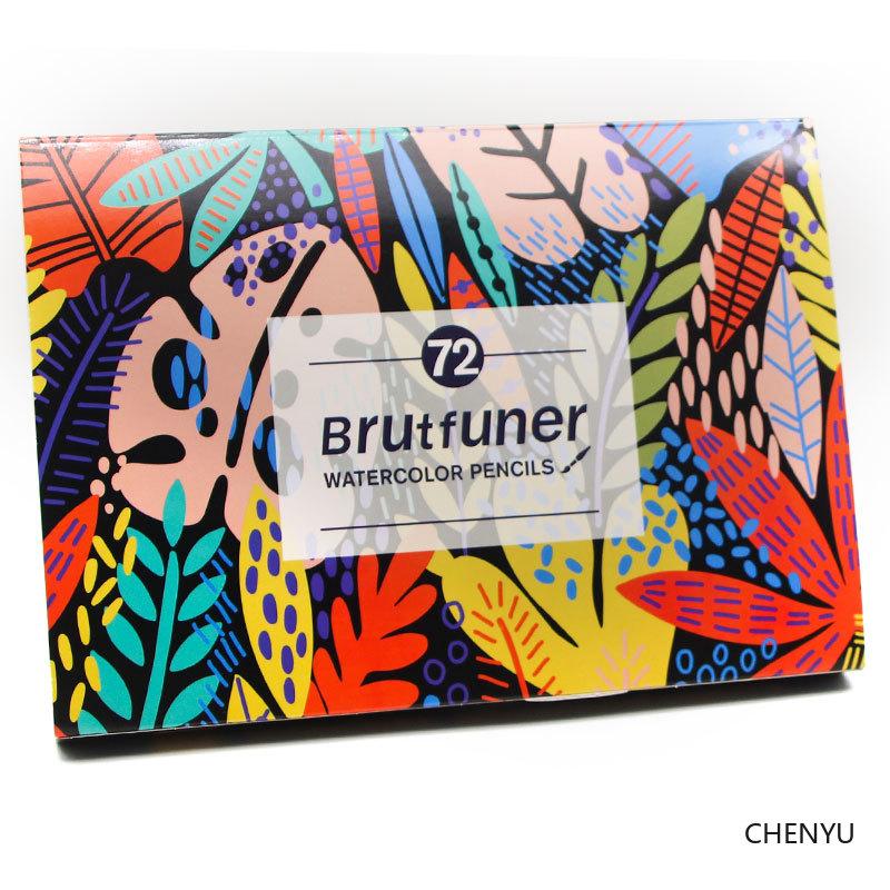 Карандаши Brutfuner 48/72/120/150/160/180 цветов Профессиональные масляные деревянные Мягкие акварельные карандаши Для школы Рисование Эскиз Художественные принадлежности