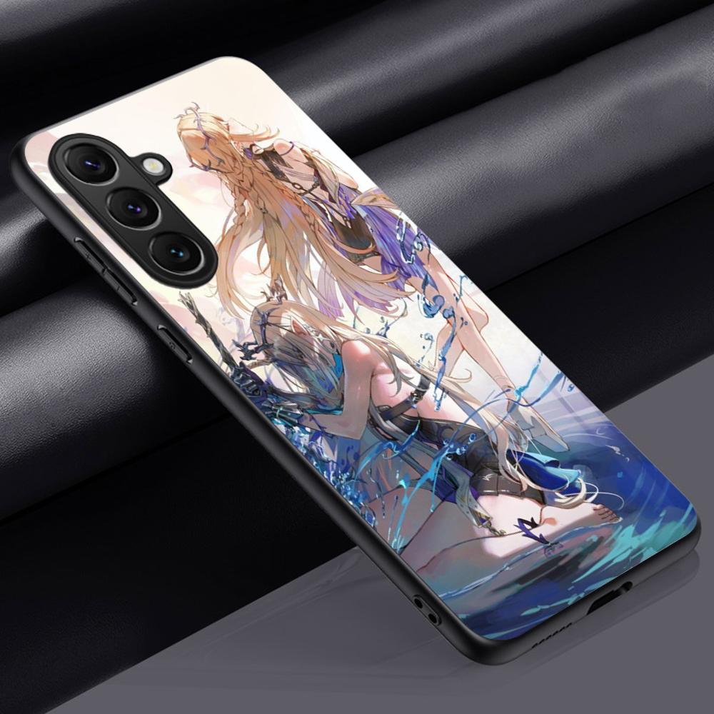 Cartethyia крутой игровой дизайн девушки Чехол для телефона Для Samsung Galaxy S25 S24 S23 S22 S21 S20 Plus Ultra Note20 Мягкий Черный