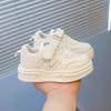 Children's Sports Shoes Spring and Autumn New Boys' Casual Board Shoes Girls' Soft-soled Toddler Shoes Baby Little White Shoes 2025