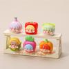 6Pcs/set Cartoon Vegetable Doll Miniatures Resin Ornaments Fairy Garden Decoration Moss Terrarium Micro Landscape