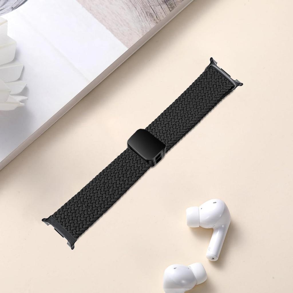 Magnetic Nylon Braided Strap for Samsung Galaxy Watch 8 44mm 40mm Smartwatch Bracelet Band for Galaxy Watch 8 Classic Watchband