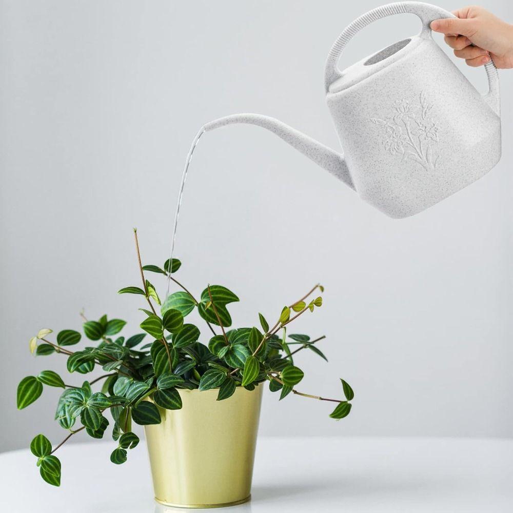 Long Spout Garden Watering Can Comfortable Handle Watering Kettle Long Spout Watering Pot Indoor