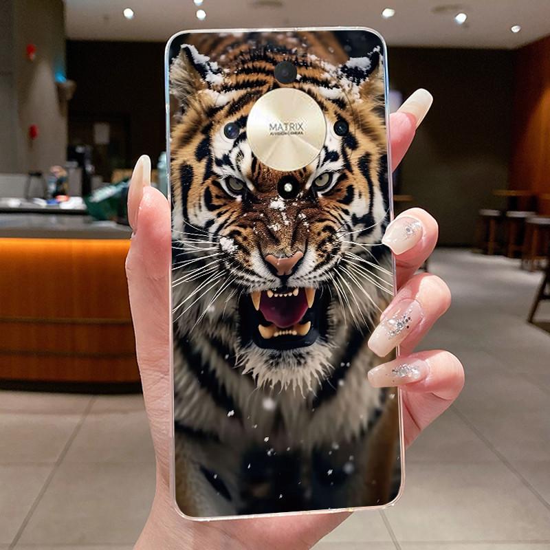 Чехол для Honor X9b X9a Magic 6 5 Lite 5G Роскошный Дракон Милый Крутой Мальчики Девочки Прозрачный Мягкий силикон Задняя крышка Чехол для телефона